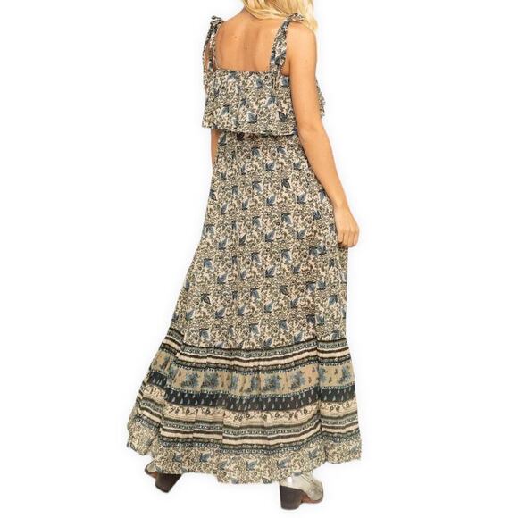 New Women’s Free People Tangier Babydoll Maxi Dress Size M - Picture 6 of 10